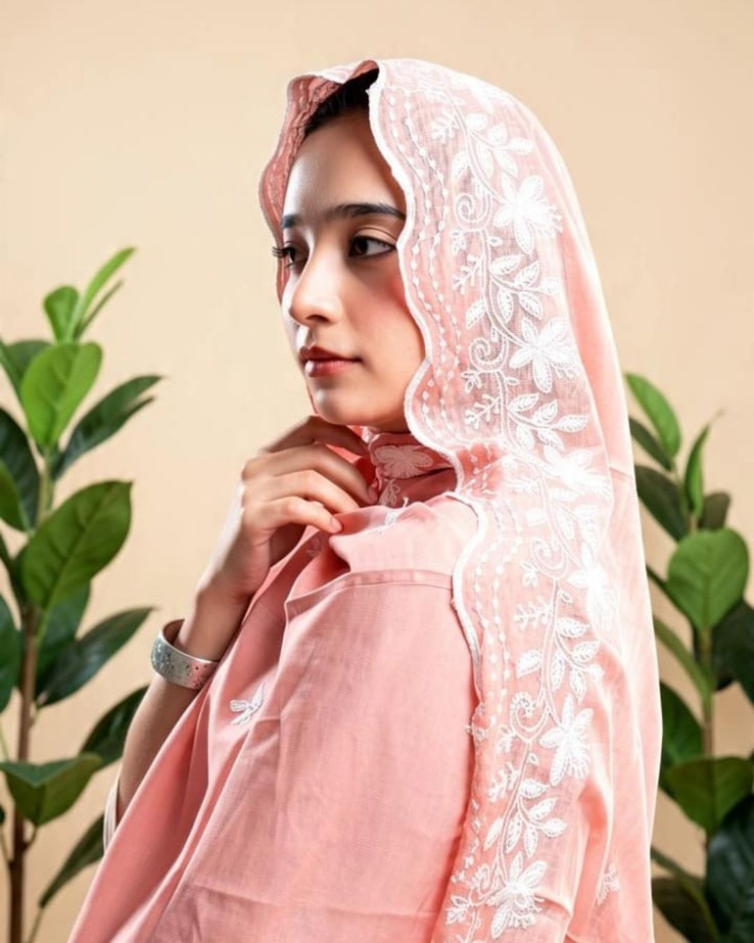Londoni Shella All-Over Floral Jaal Embroidered Dupatta Set (9 Pieces | 9 Colours | 9 Designs) - Image 8