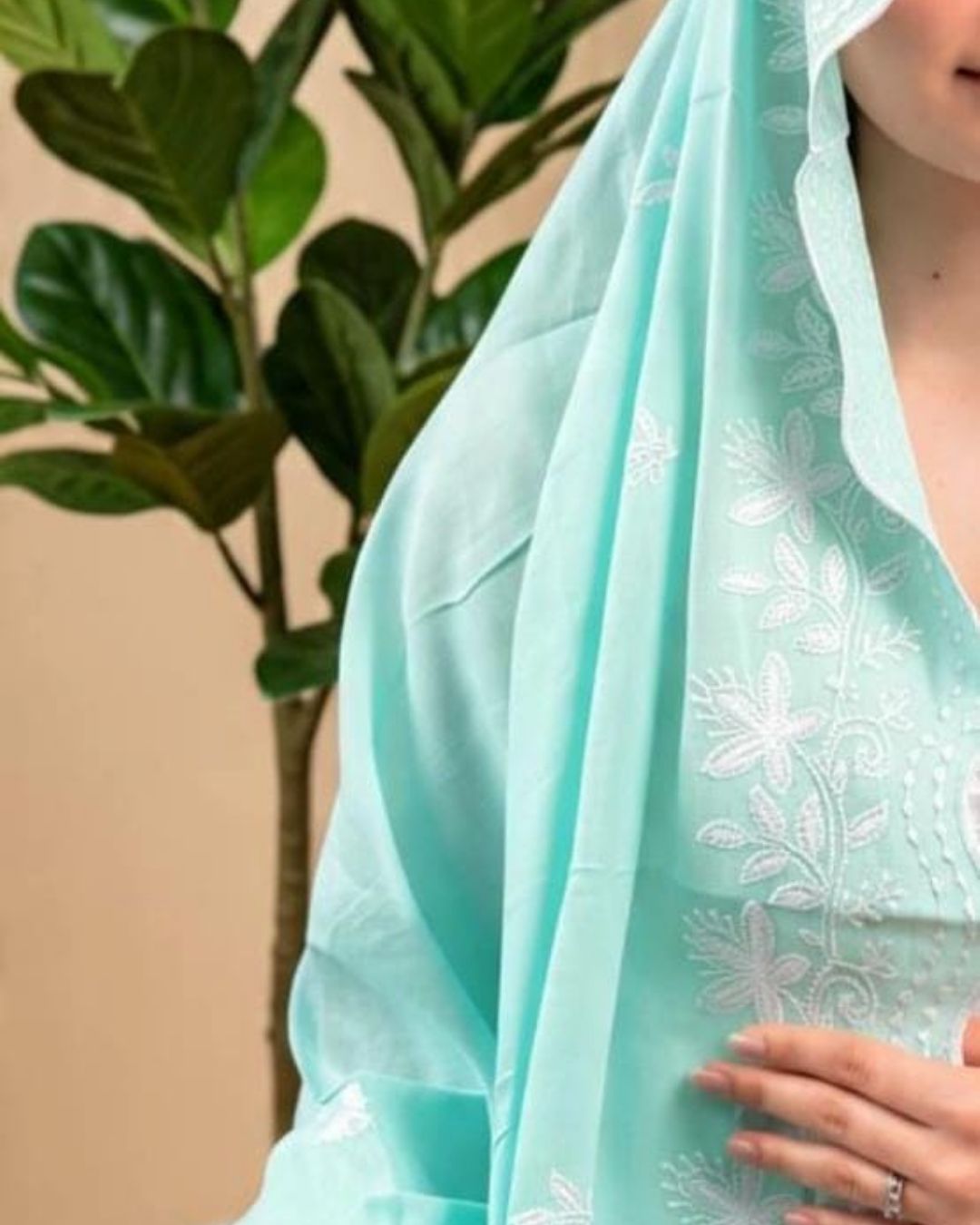 Londoni Shella Lattice Jaal Embroidered Mal Mal Dupatta Pack (9 Pcs / 9 Colors) - Image 9