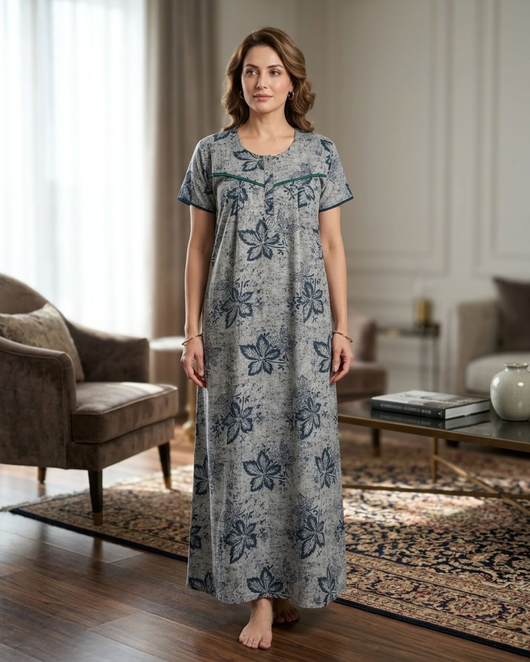 Trio Charm 3-Colour Matching Nighty - Image 2