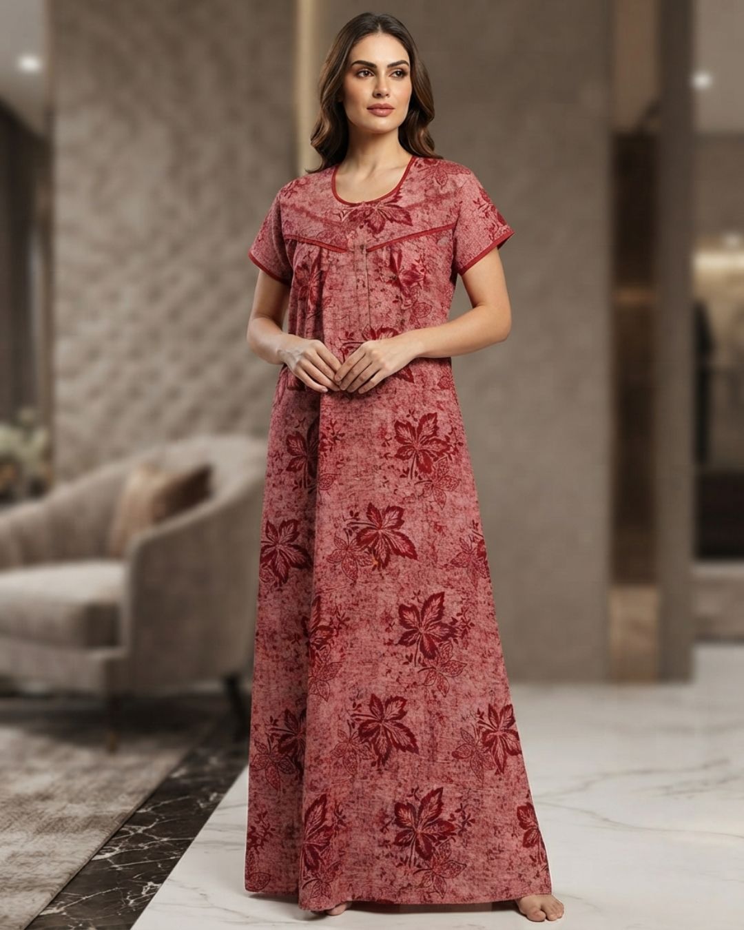 Trio Charm 3-Colour Matching Nighty - Image 6