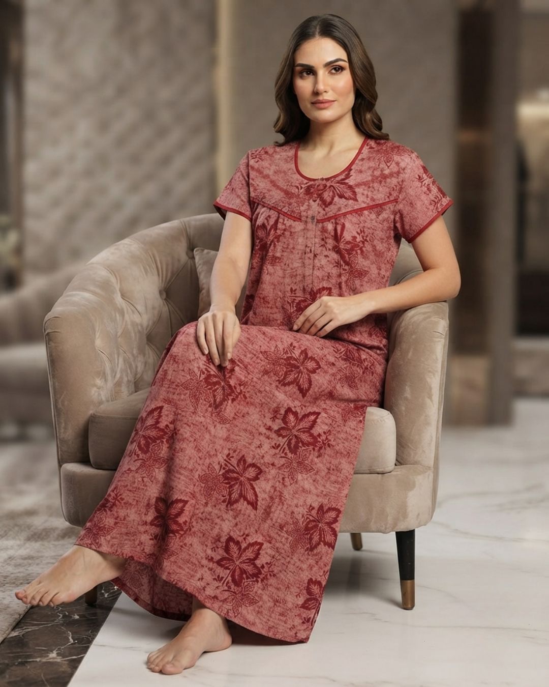 Trio Charm 3-Colour Matching Nighty - Image 7